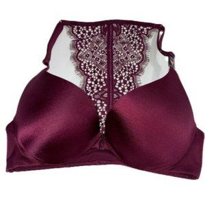 Victoria's Secret So Obsessed Push Up Bra in Wine Red